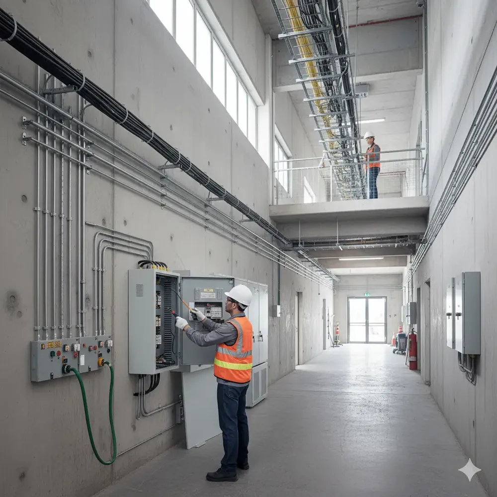 Commercial Complex Wiring and electrical distribution system